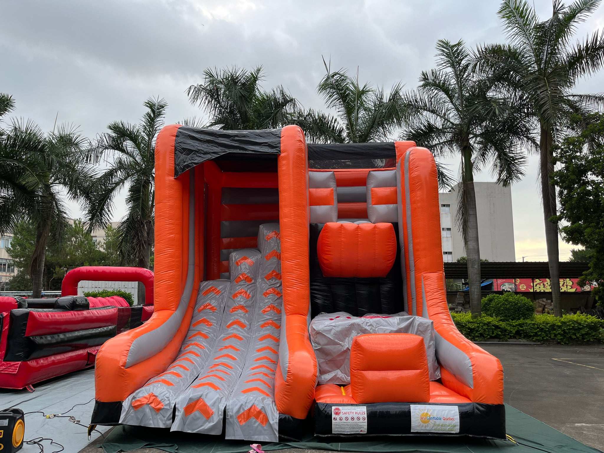 Mur Ninja Warrior Jeu Gonflable Québec