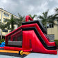 Course, Saut et Glissade Ninja Warrior - 133 pieds