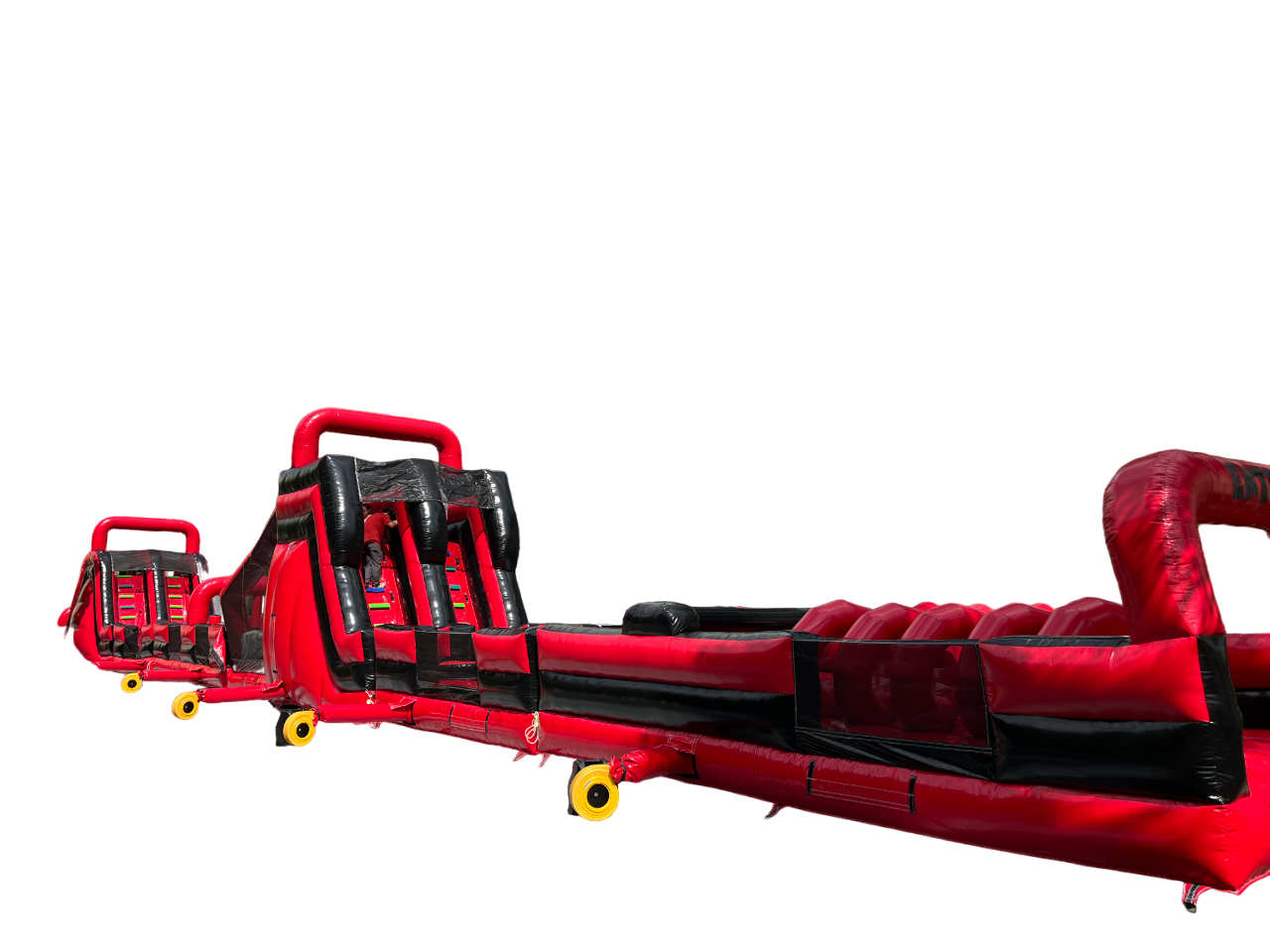 Course, Saut et Glissade Ninja Warrior - 133 pieds