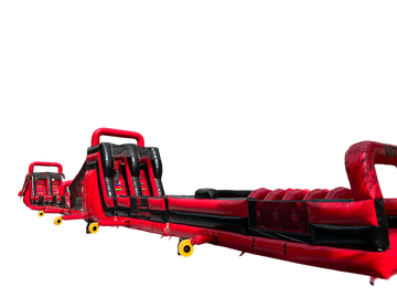 Course, Saut et Glissade Ninja Warrior - 133 pieds