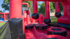Course, Saut et Glissade Ninja Warrior - 133 pieds