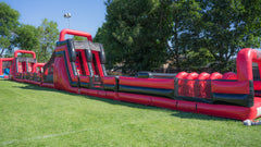Course, Saut et Glissade Ninja Warrior - 133 pieds